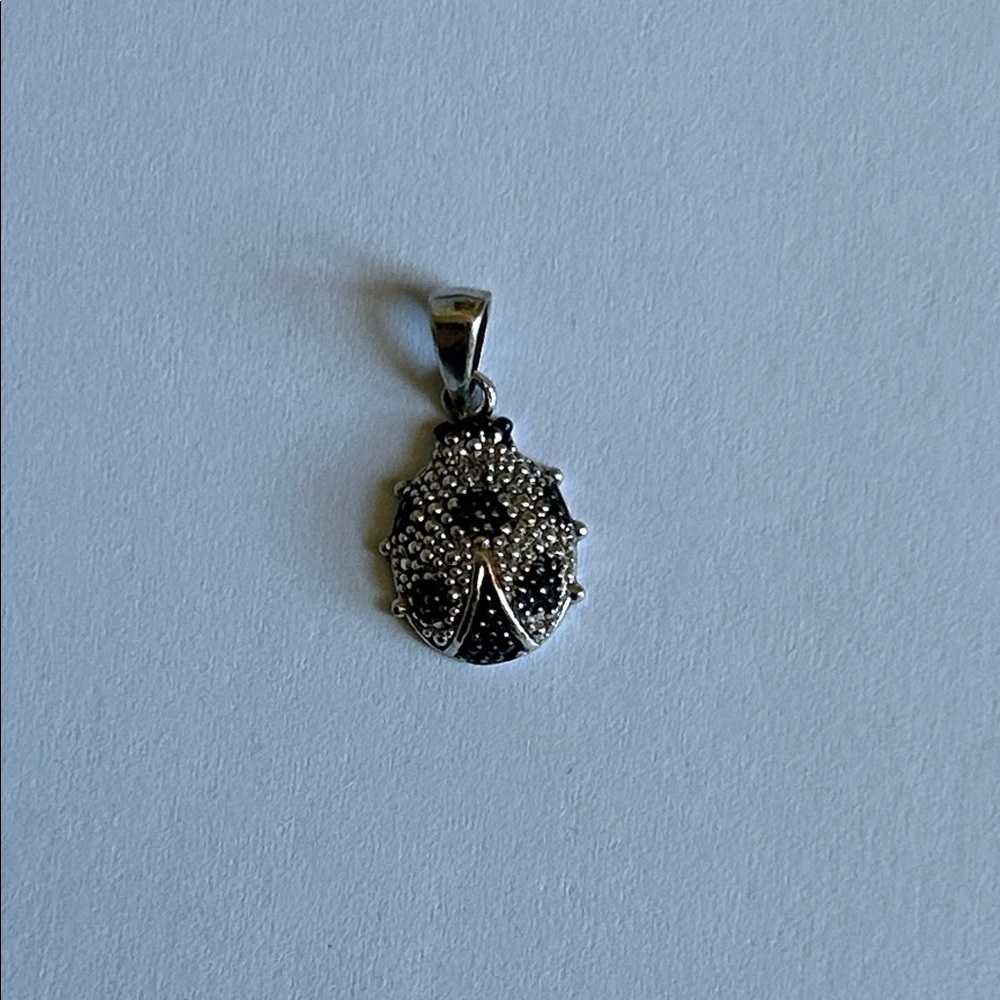 JCM Sterling Silver 925 Ladybug Pendant Charm